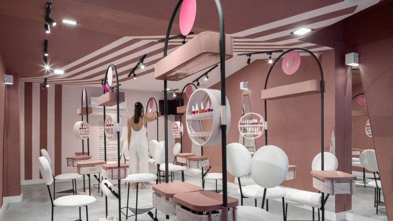 Belle.Club美容院，圣保罗，flipê arquitetura