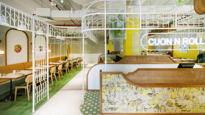 Cuon n' Roll 餐厅，越南，  Le House