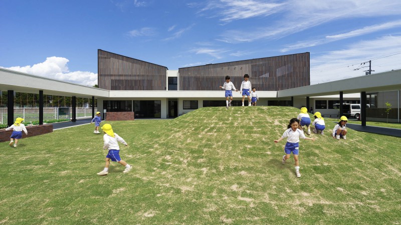 KO幼儿园，日本，HIBINOSEKKEI & Youji no Shiro & Kids Design Labo