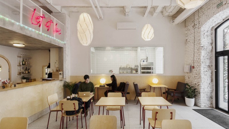 Let it be咖啡店，白俄罗斯，ZROBYM architects