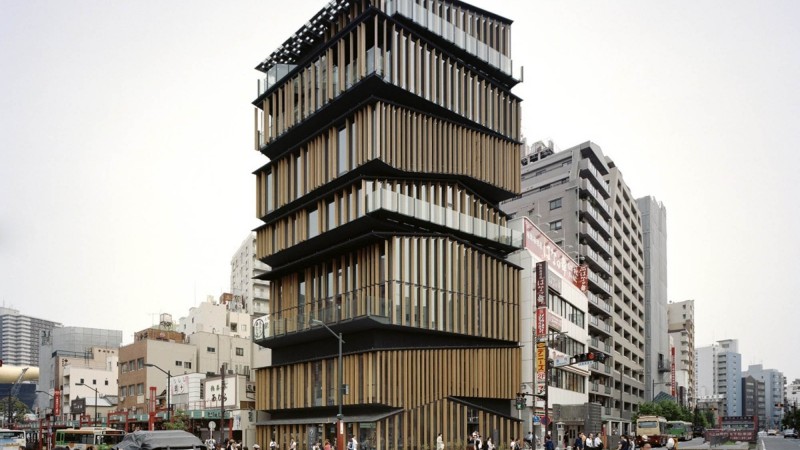 Asakusa Culture 观光中心，日本，Kengo Kuma & Associates