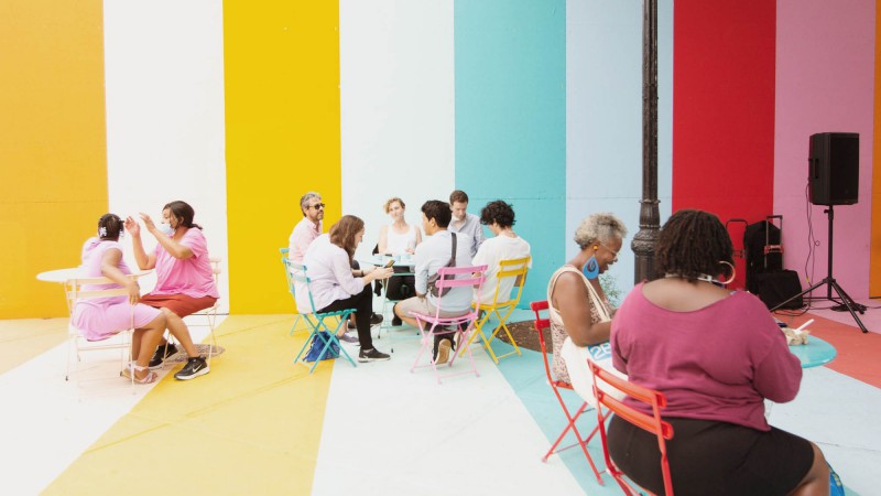 明亮的条纹装置，美国，Taller KEN & Alloy Design