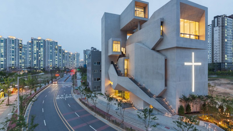 Closest 教堂，韩国，Heesoo Kwak and IDMM Architects