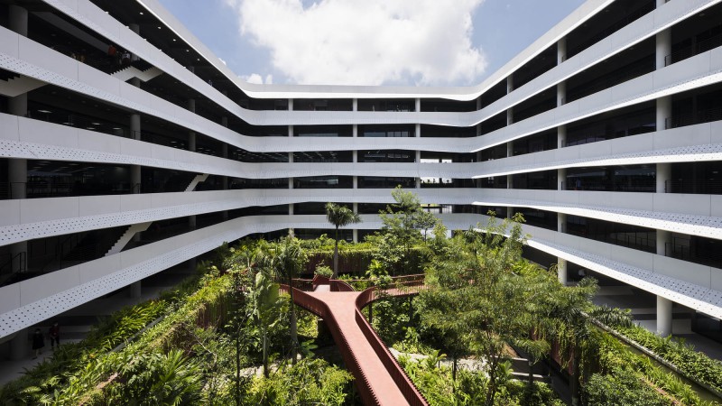 混凝土波浪 ，胡志明市，G8A Architecture & Urban Planning