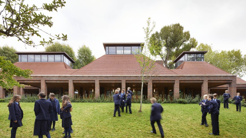 Ibstock Place 学校食堂，英国，  Maccreanor Lavington Architects