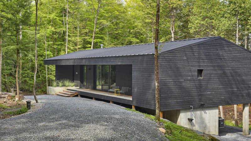 Kennebec 湖景房，加拿大， Zerafa Studio