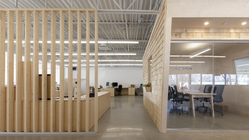 Les Éditions Passe-Temps 办公室 ，加拿大， Quinzhee Architecture