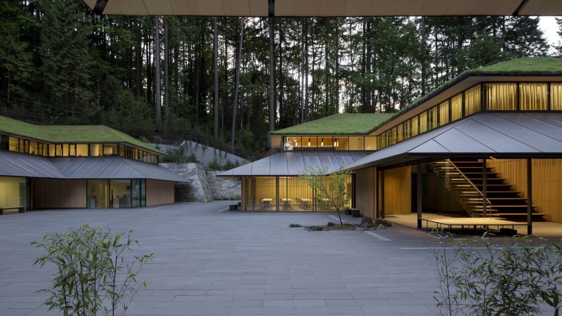 波特兰日本庭园文化村 ，美国，Kengo Kuma & Associates