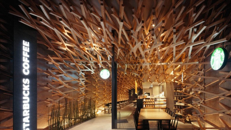 星巴克咖啡，日本，Kengo Kuma & Associates