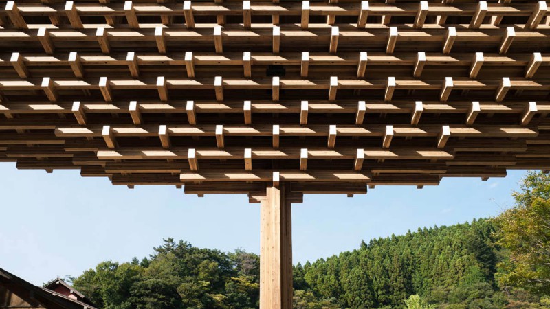 Yusuhara 木桥博物馆，日本，Kengo Kuma & Associates