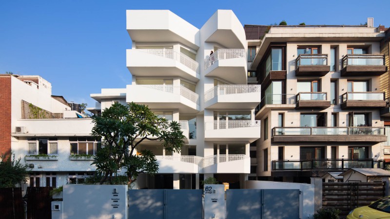 62 Jorbagh公寓，印度，  common Ground practice