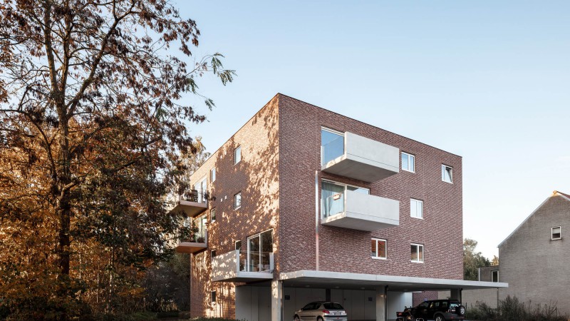 7 套社会住房，比利时，  Atelier Tom Vanhee & Luk Van Neste