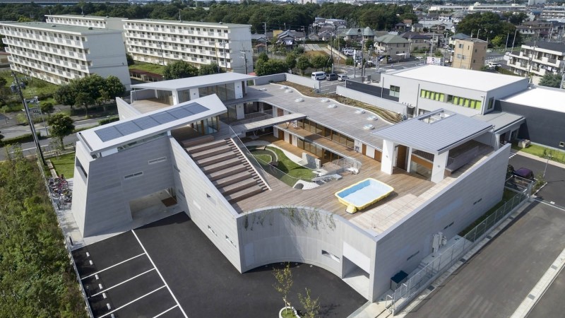 Amanenomori 保育园，日本， Aisaka Architects’ Atelier