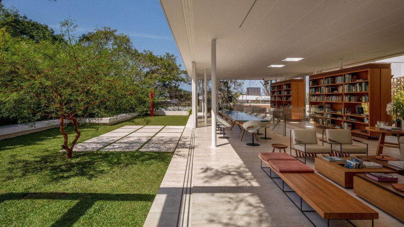 附楼书屋 ，里约热内卢， Siqueira + Azul Arquitetura