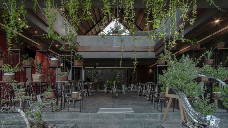 Dierra 咖啡馆  ，印度尼西亚，MIV Architects