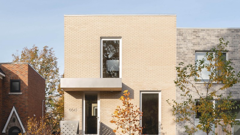 Duette之家，加拿大，  Natalie Dionne Architecture