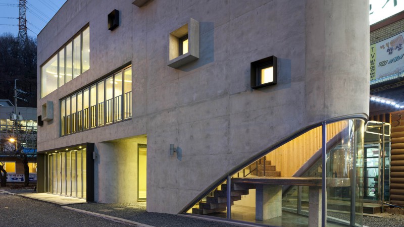 Extrude咖啡馆，韩国， studio GAON