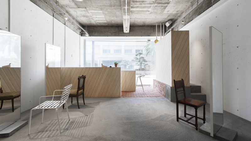 IRO 美发沙龙，日本， Reiichi Ikeda Design