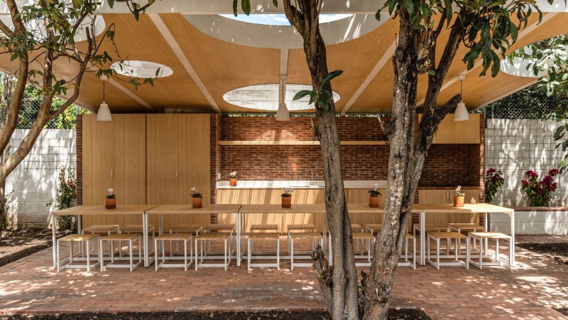 果园里的休息室，厄瓜多尔，  URLO Studio