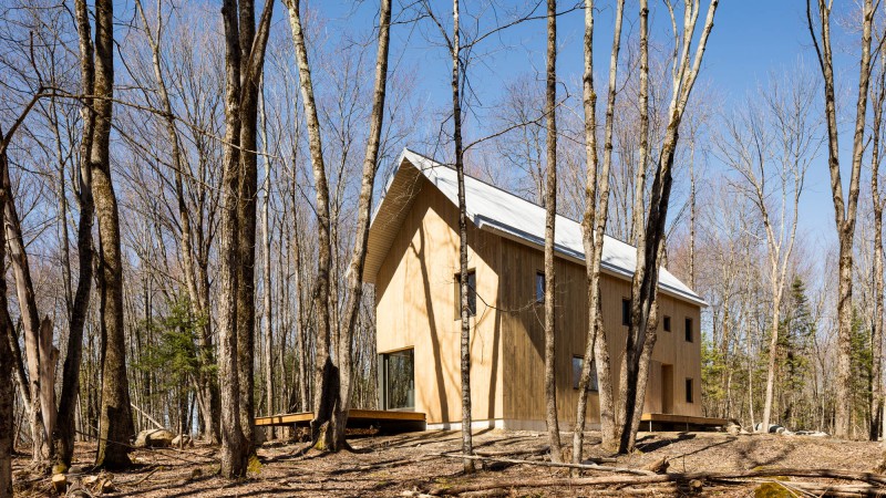 Pic-Bois木屋，加拿大，Ravi Handa Architect