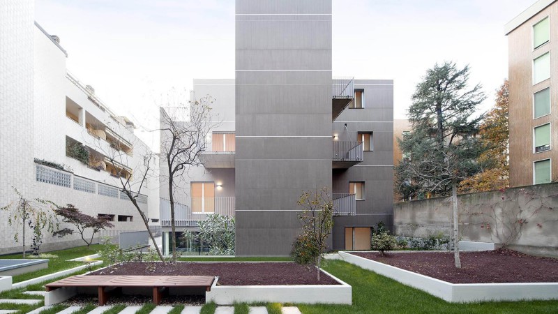 Via Bellincione 住宅楼，米兰， DAP Studio