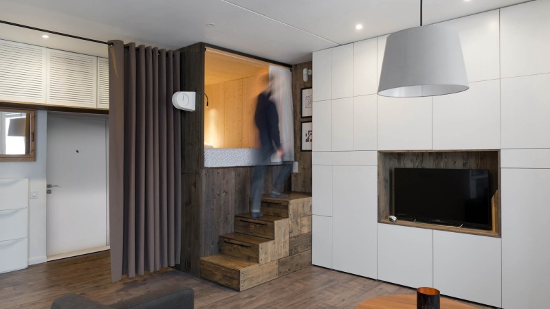 35m2 平房 ，莫斯科，Studio Bazi