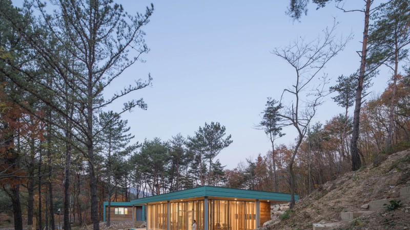 釜山治愈森林游客中心 ，韩国， Architects Group RAUM