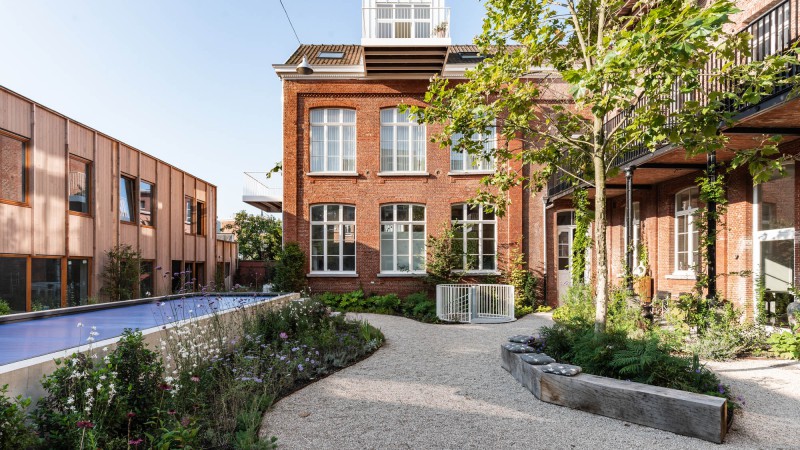 学院可持续合作住宅 ，比利时， B-architecten