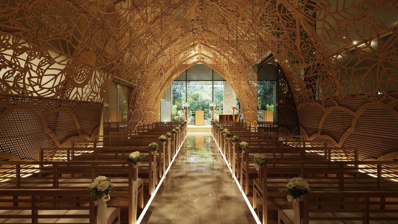 广岛教堂 ，日本， Nikken Space Design