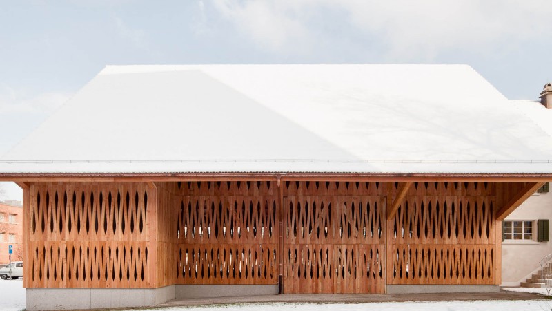 带谷仓的住宅 ，瑞士， Michael Meier Marius Hug Architekten