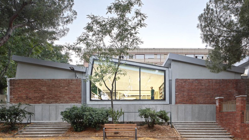 Montbau 图书馆修复，西班牙，OliverasBoix Arquitectes