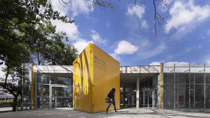 Monteiro Lobato 图书馆翻修 ，巴西， MMBB Arquitetos