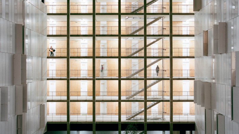 Olympe de Gouges大学宿舍 ，法国，  ppa architectures