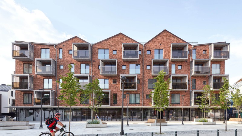 Paupys 住宅区 ，立陶宛， Architektūros linija