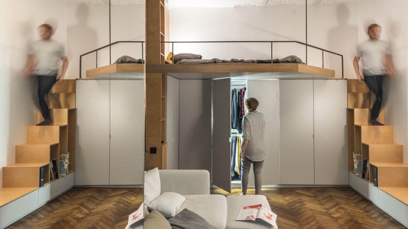 利沃夫的小公寓改造 ，乌克兰， replus design bureau