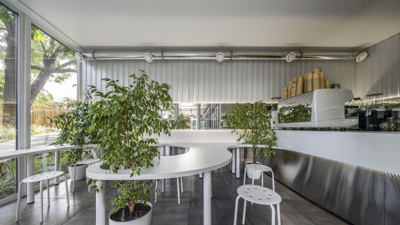 Black & Milk 咖啡店，乌克兰，Ponomarenko Bureau