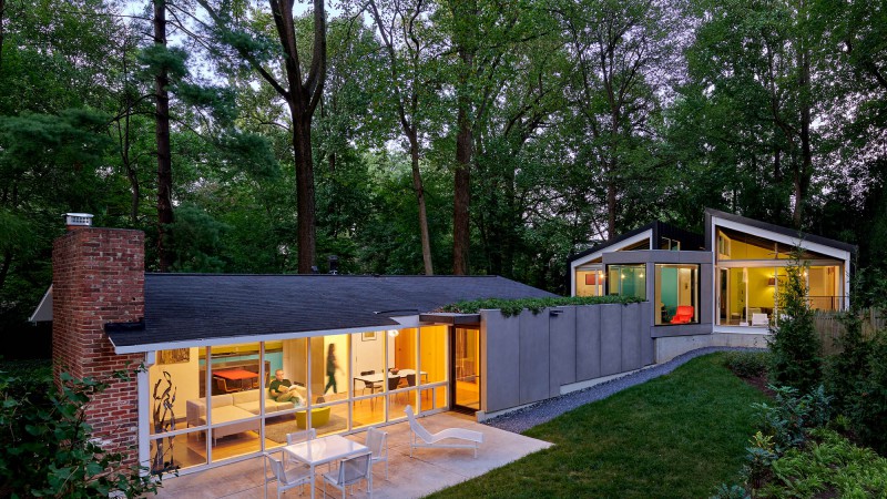 Dual Modern 之家，美国，KUBE architecture