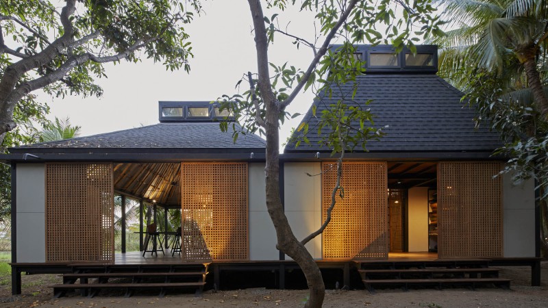 孟买艺术家静修所，印度，  Architecture BRIO