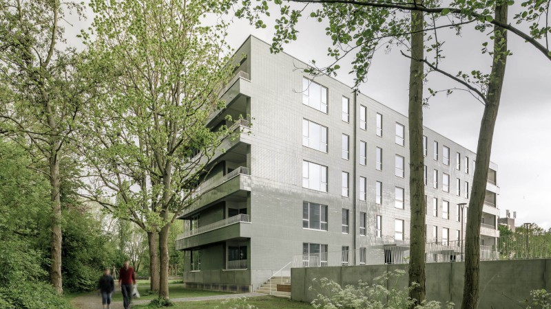 Neerland 住宅综合体，比利时， B-architecten
