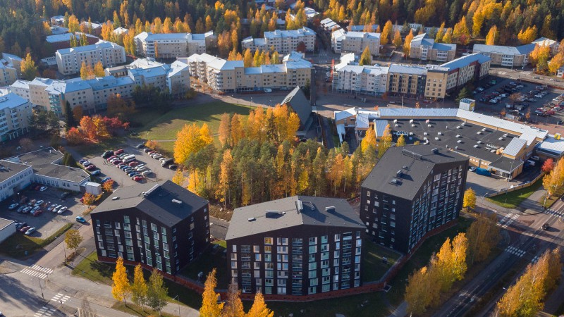 Puukuokka 住宅区 ，芬兰， OOPEAA