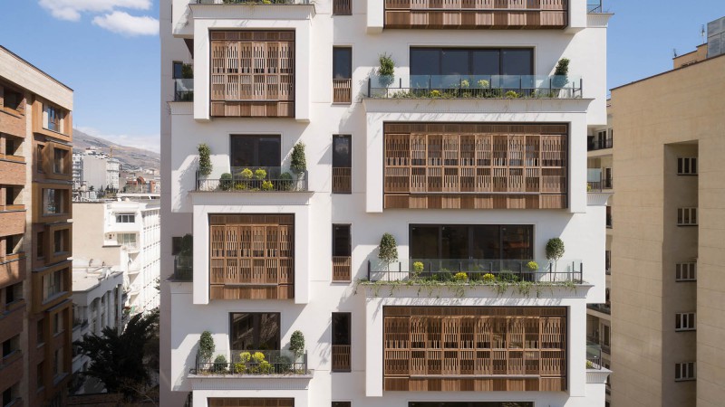 Setare Golestan 住宅楼 ，伊朗， Zandigan Architects