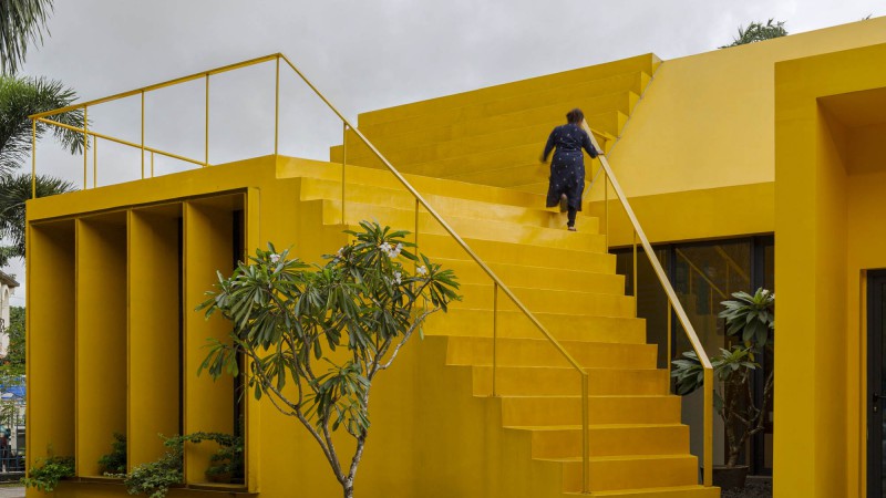 Happyworks 工作舱 ，印度， Abin Design Studio