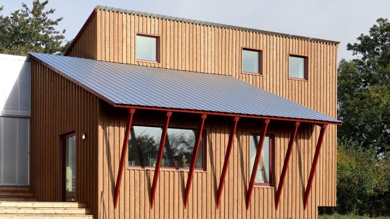 山上的房子，丹麦，  Arcgency