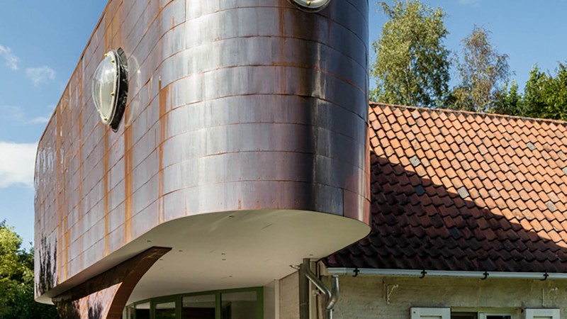 Piet & Sarah - Copper 扩建，比利时， Atelier Vens Vanbelle