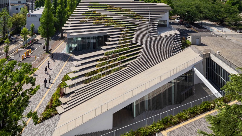 东京工业大学 Hisao & Hiroko Taki 广场 ，日本， Kengo Kuma & Associates