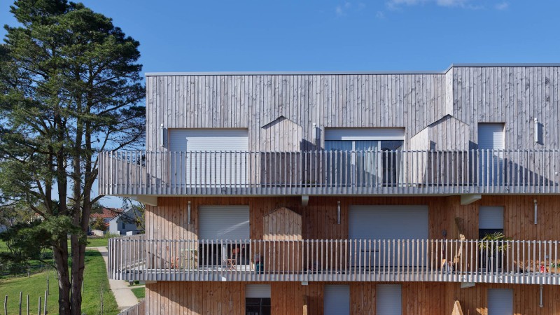 105套集体住宅La Jaguère，法国，Guinée et Potin Architects