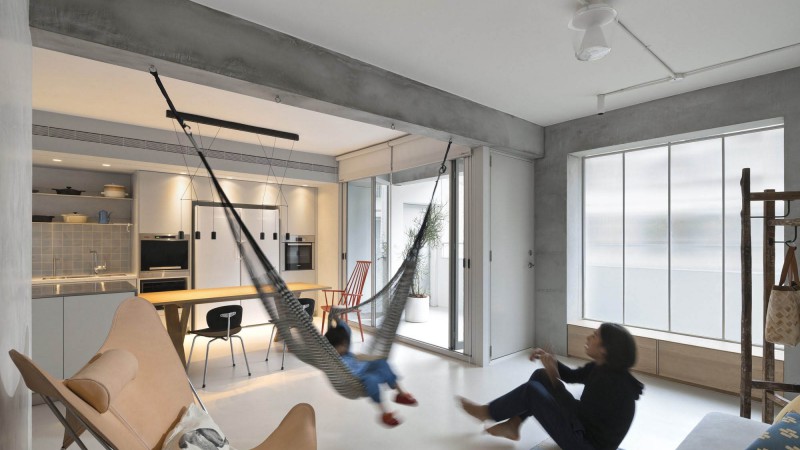 Backlight公寓，台北， 2BOOKS design