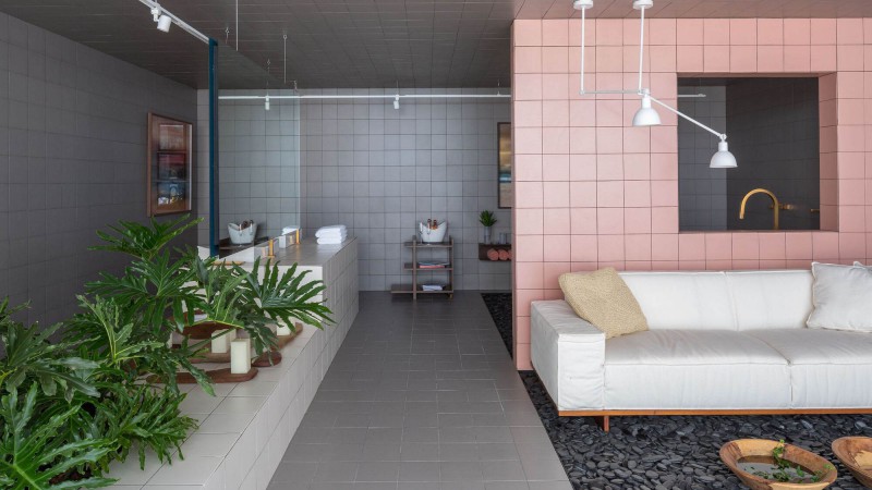 浴室 ，巴西， Squadron Architects