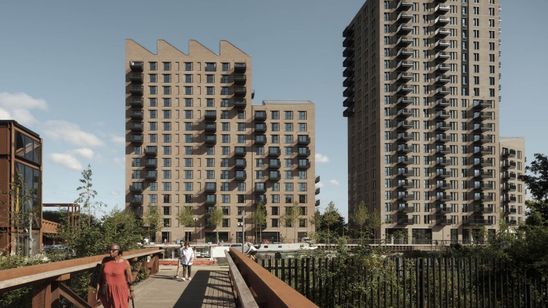 Hale Wharf 住宅综合体，伦敦，Allies and Morrison