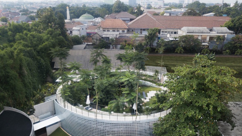 Tanatap Ring Garden咖啡店，印度尼西亚， RAD+ar